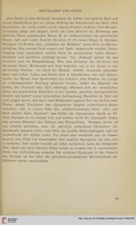 Wettkampf und Sport