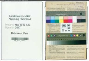 Entnazifizierung Paul Rehmann , geb. 24.07.1902 (Schreinermeister)