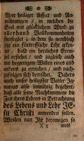 Leben und Lehr Unsers Herrn Jesu Christi : Auß den vier Evangelisten zusammen getragen, und erstlich in Lateinischer Sprach Auf alle Tag deß Jahrs Betrachtungs-Weiß außgetheilet, Erster Theil