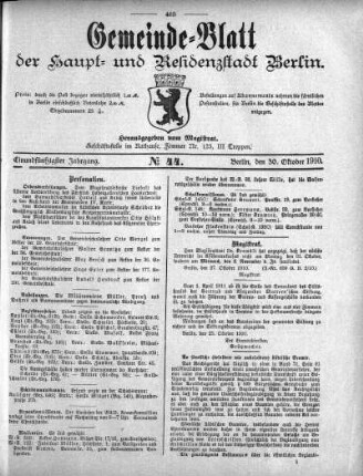 1910,44: No. 44, 30. Oktober 1910