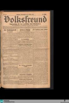 Der Volksfreund : Tageszeitung für das werktätige Volk Mittelbadens