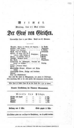 Der Graf von Gleichen