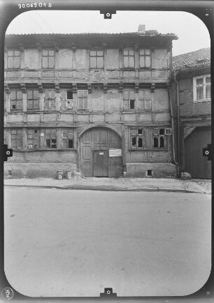 Osterwieck, Rosmarienstraße. Wohnhaus. Straßenfront (Teilansicht)