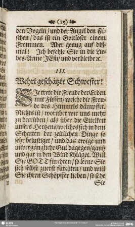 III. Die Verleugnung der Selbst-Liebe