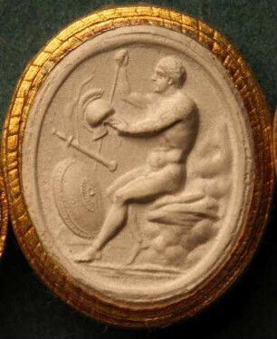 Achilles besieht seine neuen Waffen (Daktyliothek, Supplement)