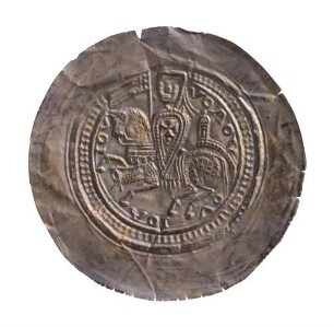 Münze, Brakteat, 1198 - um 1231 (Prägejahr um 1195)