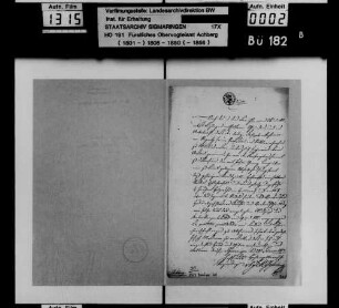 Heirats- und Niederlassungserlaubnis für Joseph Meßmer, Regnitz