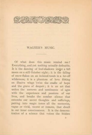 Wagner's music