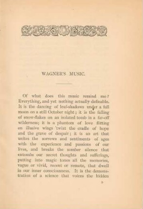 Wagner's music