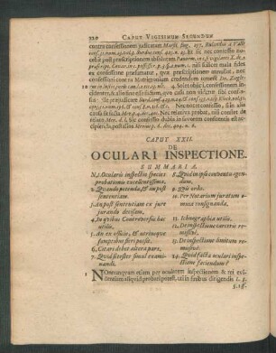 Caput XXII. De Oculari Inspectione