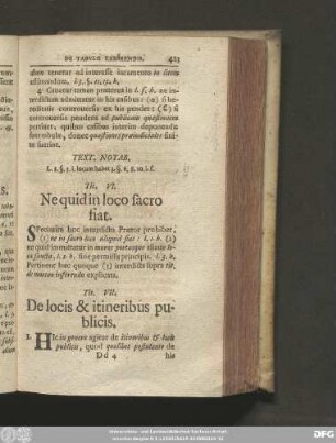 Tit. VII. De locis & itineribus publicis.