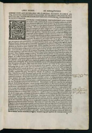 Ir-IXv, Liber primus de antiquitatibus