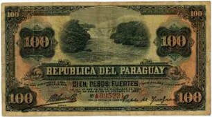 Geldschein, 100 Pesos, 1923