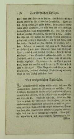Von uneigentlichen Ausdrücken