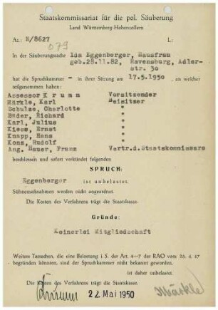 Eggenberger, Ida