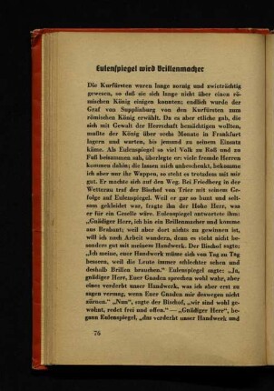Eulenspiegel wird Brillenmacher