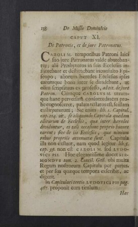 Caput XI. - XVII.
