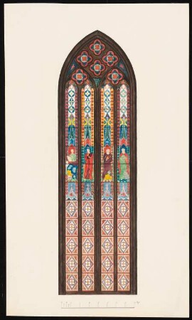 Pfarrkirche St. Marien, Prenzlau Umbau: Detailzeichnung Fenster