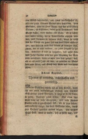 Achtes Kapitel. Thomas ist mitleidig, rechtschaffen und gutmüthig