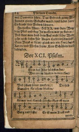 Der XCI. Psalm.