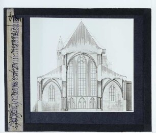 Berlin, Franziskaner-Klosterkirche : Aufriss