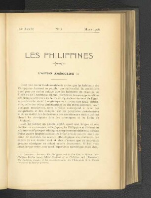 No 3, Mars 1906