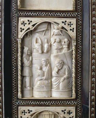 Fiesole-Altar — Hirtenverkündigung und Anbetung der Hirten