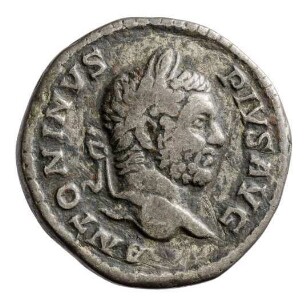 Münze, Denar, 209 n. Chr.