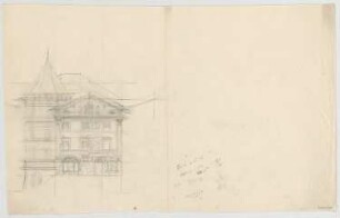 Thiersch, August ; Berchtesgaden (Bayern); Haus Weiß (Hirschenhaus), Umbau - Ansicht