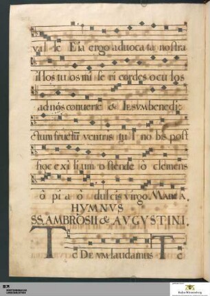 Hymnus Ss. Ambrosii et Augustini