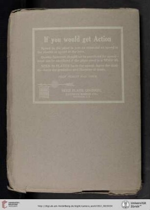 Seed Plate Division, Eastman Kodak Co. [Seed 30 Plates, back cover verso]