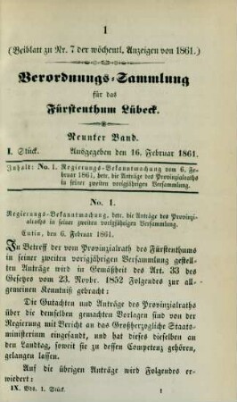 16. Februar-13. Decbr. = I.-XLII. Stück