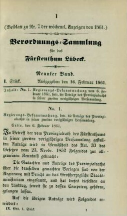 16. Februar-13. Decbr. = I.-XLII. Stück