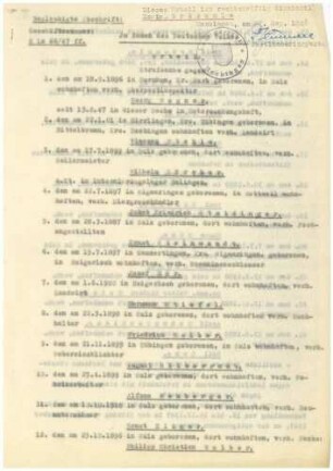 Wagner, Georg, Oberpostinspektor, Sulz: Vollstreckungsheft Teil 2: Aufnahmeersuche v.a. an die Landesstrafanstalt in Rottenburg und Urteilsabschriften KLs 66-92/47