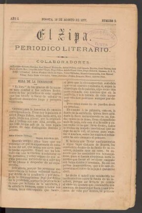 1877,1,2: año 1, número 2 (16 de agosto de 1877)