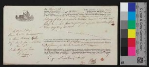Frachtvertrag (französisch), 12. April 1839