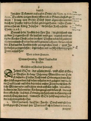 Vom andern Puncten.Von nothwendig: Und Nutzbarkeit der Eltesten.