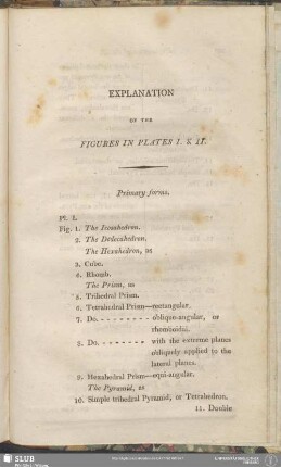 Explanation Of The Figures In Plates I. & II