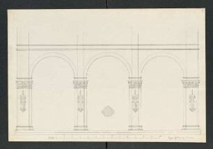 Siena, Loggia della Mercanzia [Carl Luckow, zeichnerischer Nachlass]