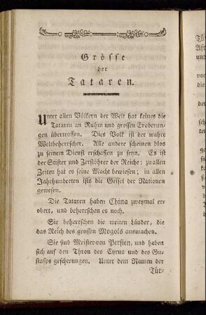 Grösse der Tataren.