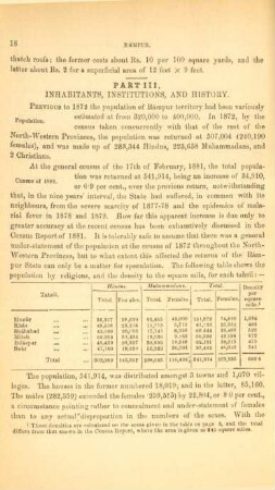 Part III. Inhabitants, institutions, and history