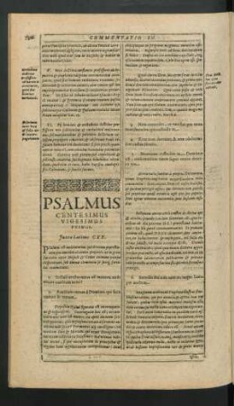 Psalmus Centesimus Vigesimus Primus - Psalmus Centesimus Trigesimus.