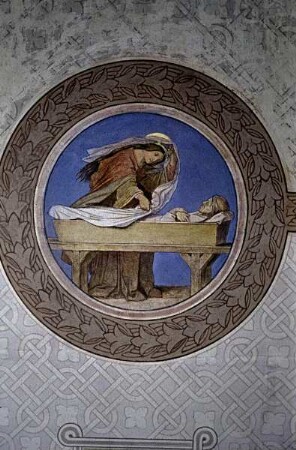 Elisabethzyklus — Die heilige Elisabeth begräbt Tote