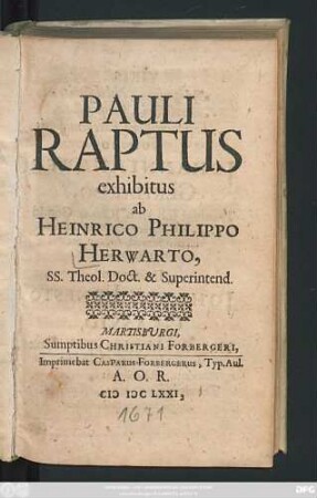 Pauli Raptus