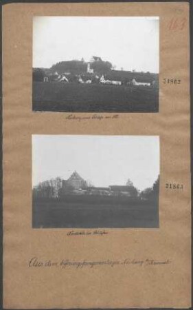 Offiziersgefangenenlager Neuburg/Kammel (Neuburg und Schloß von SO)