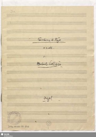 Fantasies and Fugues - D.Mus.15350-ZZ-540 : org
