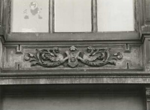 Dresden-Neustadt, Bischofsweg 64. Wohnhaus (um 1880/1890). Fassadendetail