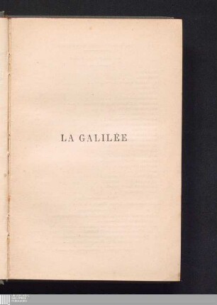 La Galilée