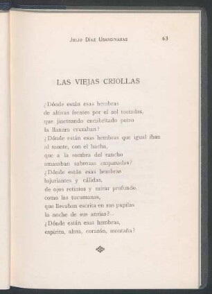 Las viejas criollas