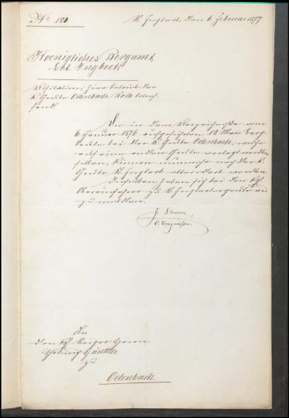 Betriebskosten, Visitation, Verringerung der Belegschaft der
                        Steinkohlengrube Odenbach-Roth